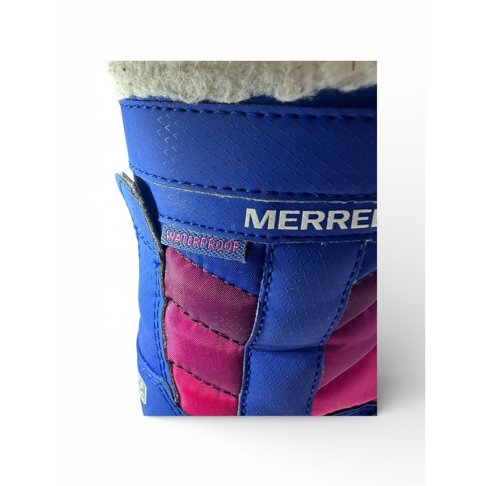 Merrell Girls Rainbow Alpine Puffer Waterproof Boot Infant Toddler Size 5M - Picture 7 of 12